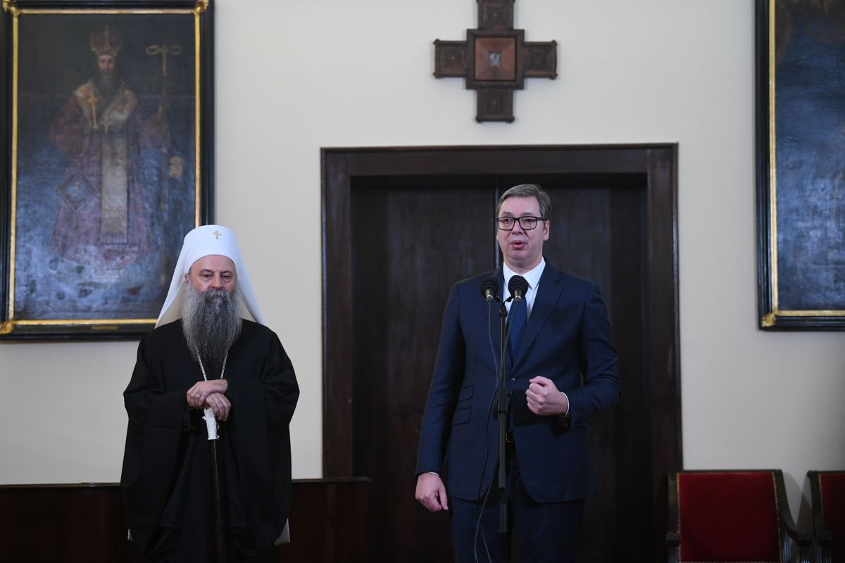 Sastanak sa Njegovom svetošću patrijarhom srpskim gospodinom Porfirijem