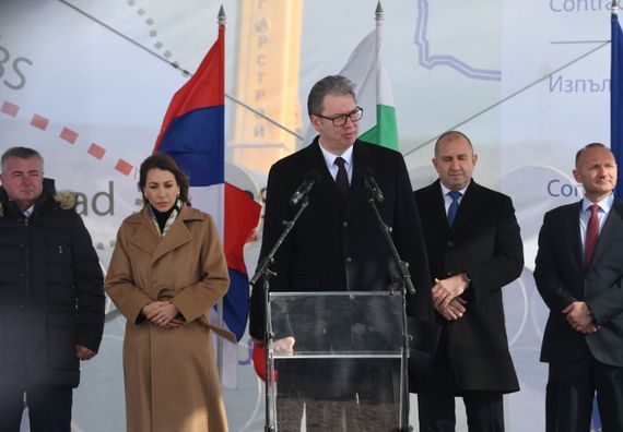 Predsednik Vučić prisustvovao ceremoniji obeležavanja početka radova na izgradnji gasnog interkonektora Bugarska-Srbija