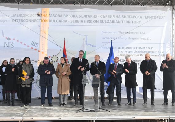 Predsednik Vučić prisustvovao ceremoniji obeležavanja početka radova na izgradnji gasnog interkonektora Bugarska-Srbija