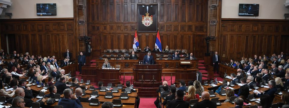 Obraćanje predsednika Republike Srbije poslanicima na Trećoj posebnoj sednici u okviru 13. saziva Narodne Skupštine Srbije