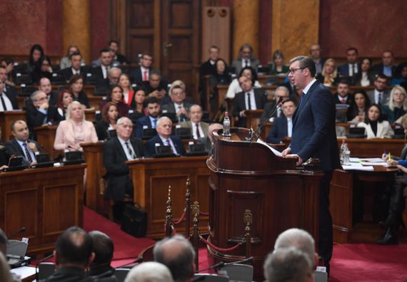 Obraćanje predsednika Republike Srbije poslanicima na Trećoj posebnoj sednici u okviru 13. saziva Narodne Skupštine Srbije