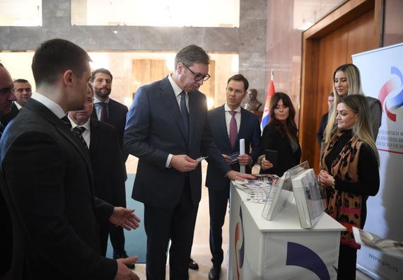 Predsednik Vučić prisustvovao skupu povodom obeležavanja 100 godina penzijskog sistema u Srbiji