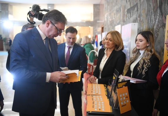 Predsednik Vučić prisustvovao skupu povodom obeležavanja 100 godina penzijskog sistema u Srbiji