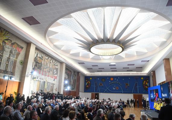Predsednik Vučić prisustvovao skupu povodom obeležavanja 100 godina penzijskog sistema u Srbiji