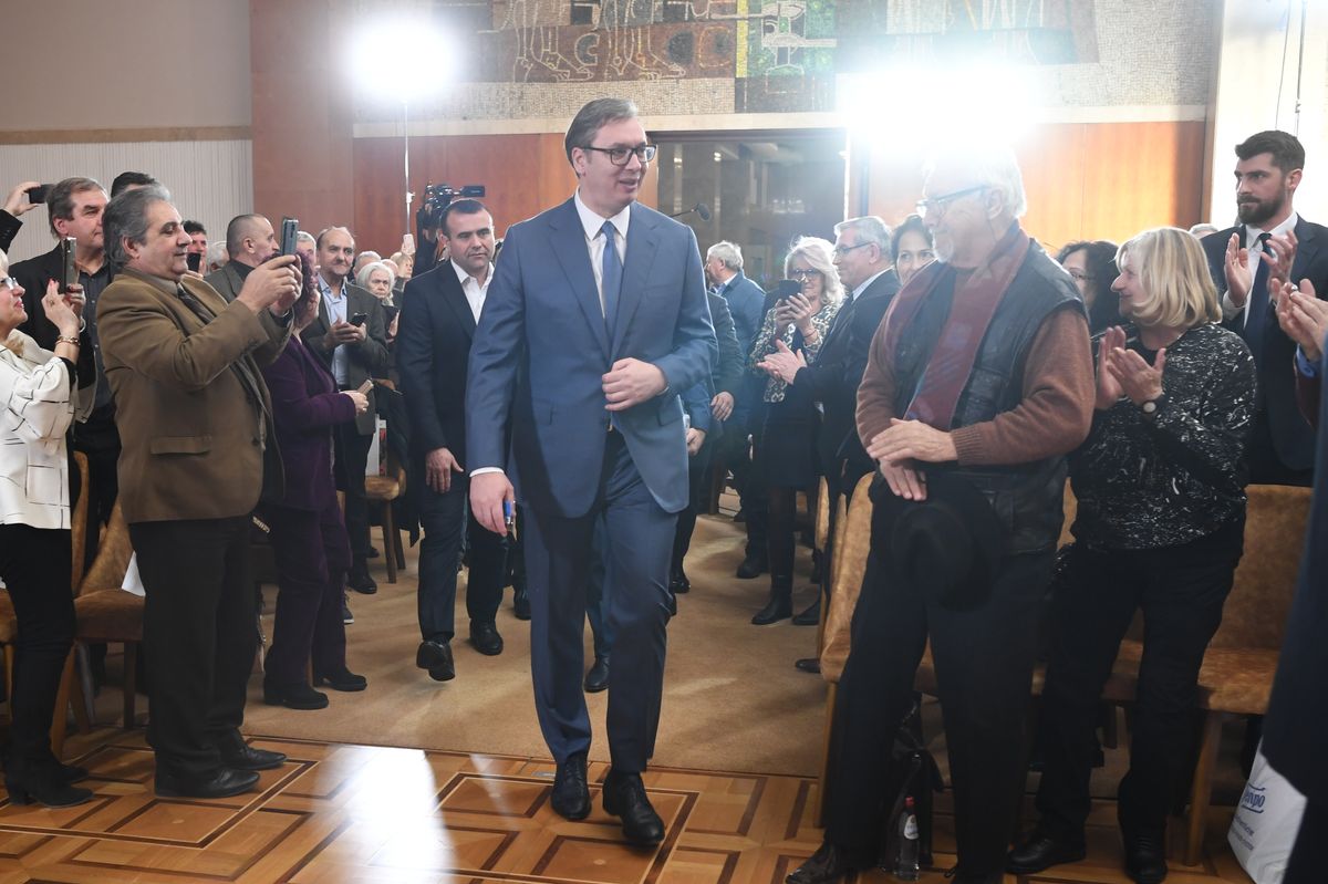 Predsednik Vučić prisustvovao skupu povodom obeležavanja 100 godina penzijskog sistema u Srbiji