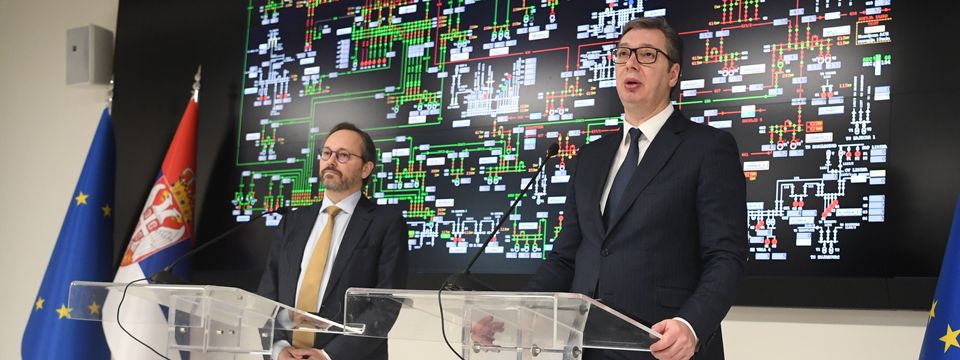 Predsednik Vučić prisustvovao ceremonijalnom potpisivanju Finansijskog sporazuma za paket energetske podrške Evropske unije Srbiji