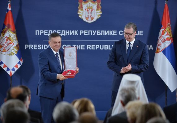 Dodela odlikovanja zaslužnim pojedincima i institucijama povodom Dana državnosti Srbije