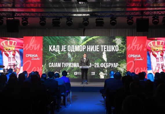 Председник Вучић присуствовао свечаном отварању 44. Међународног сајма туризма