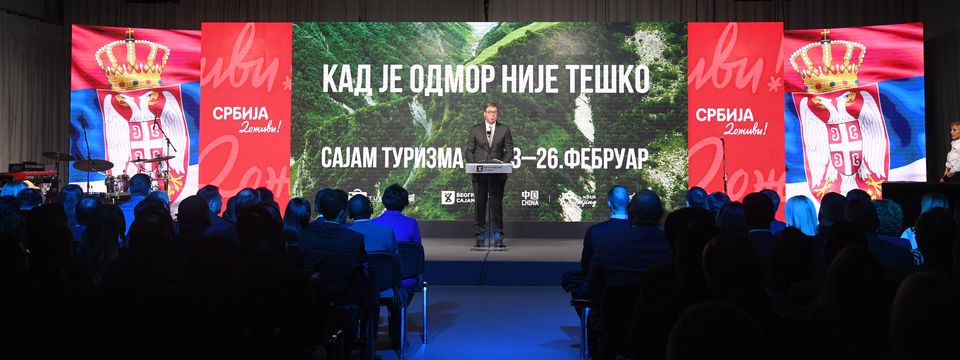 Председник Вучић присуствовао свечаном отварању 44. Међународног сајма туризма
