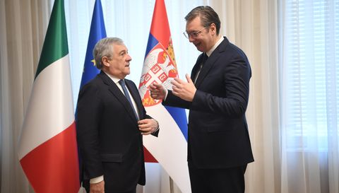 Састанак са потпредседником Савета министара и министром спољних послова и међународне сарадње Републике Италије