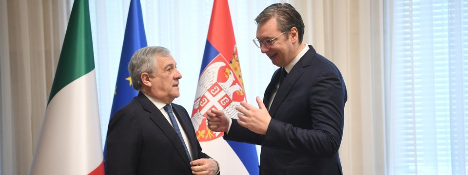 Sastanak sa potpredsednikom Saveta ministara i ministrom spoljnih poslova i međunarodne saradnje Republike Italije