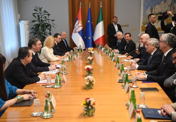 Састанак са потпредседником Савета министара и министром спољних послова и међународне сарадње Републике Италије