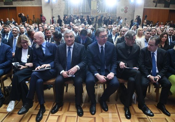 Sastanak sa potpredsednikom Saveta ministara i ministrom spoljnih poslova i međunarodne saradnje Republike Italije
