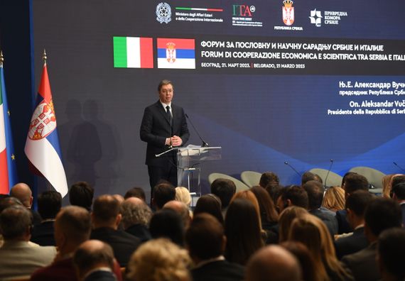 Sastanak sa potpredsednikom Saveta ministara i ministrom spoljnih poslova i međunarodne saradnje Republike Italije