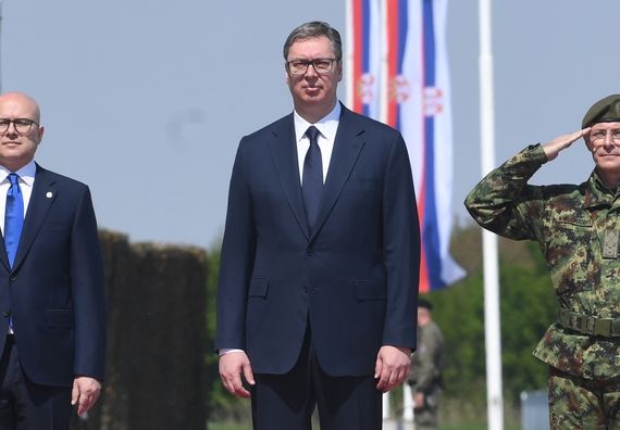 Predsednik Vučić prisustvovao prikazu sposobnosti Vojske Srbije „Granit 2023”