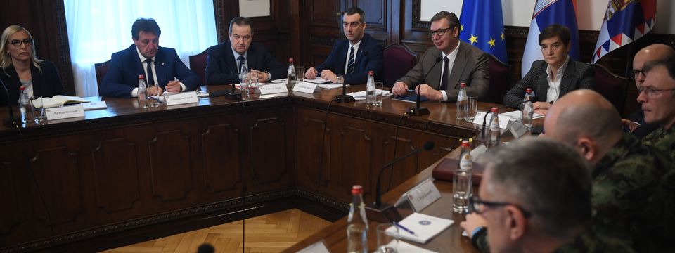 Predsednik Vučić prisustvovao sednici Saveta za nacionalnu bezbednost