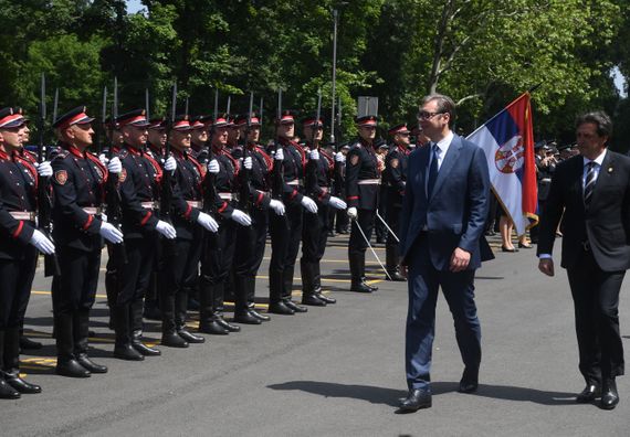 Predsednik Vučić prisustvovao manifestaciji povodom obeležavanja Dana Ministarstva unutrašnjih poslova i Dana policije