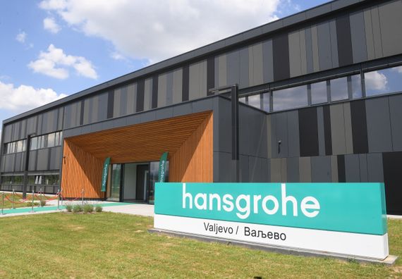 Отварање фабрике Hansgrohe у Ваљеву
