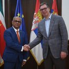 Састанак са министром спољних послова, међународног пословања и међународне сарадње Републике Суринам