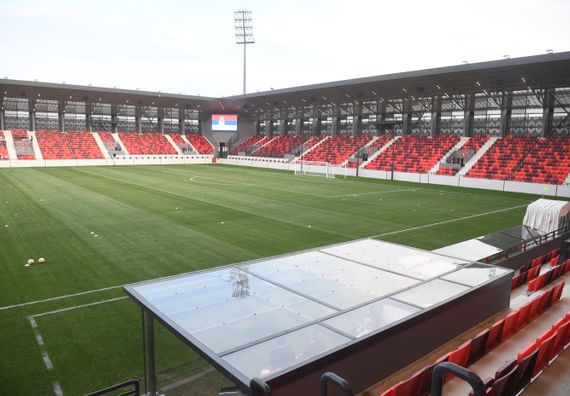 Predsednik Vučić obišao novoizgrađeni stadion Dubočica