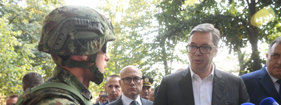 Председник Вучић присуствовао приказу наоружања, војне опреме и дела способности Војске Србије