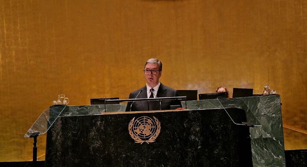 Обраћање председника Вучића учесницима 78. заседања Генералне скупштине Уједињених нација