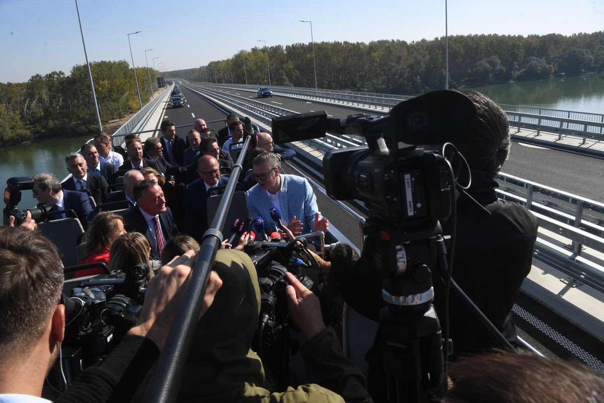 Otvaranje auto-puta Ruma-Šabac sa mostom preko Save