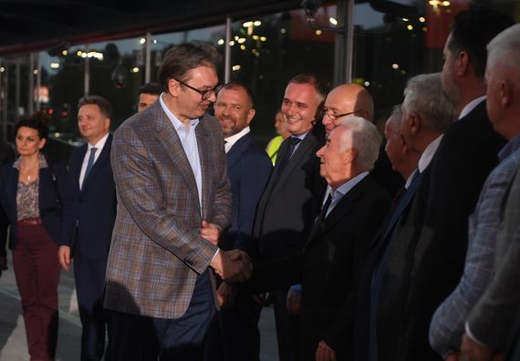 Svečana ceremonija otvaranja železničke stanice Beograd centar u Prokopu