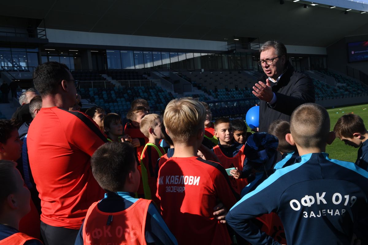 Obilazak novoizgrađenog stadiona u Zaječaru