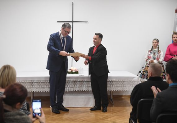 Predsednik Vučić primio Orden prvog stepena Slovačke Evangeličke a.v. crkve