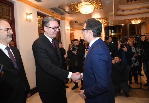 Predsednik Vučić na svečanoj Svetosavskoj akademiji u Skoplju