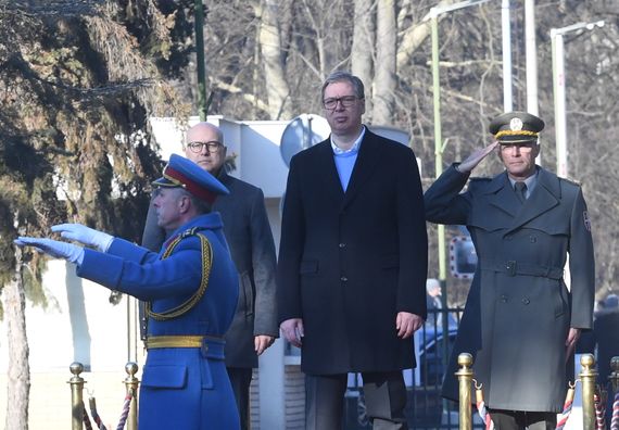 Predsednik Vučić u Domu Garde na predstavljanju rezultata i sposobnosti Vojske Srbije