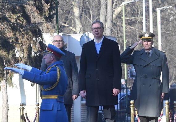 Председник Вучић у Дому Гарде на представљању резултата и способности Војске Србије