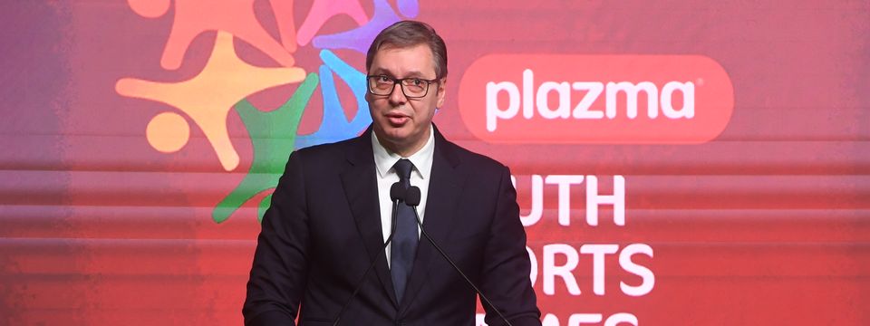 Predsednik Vučić prisustvovao svečanosti povodom proglašenja novog ambasadora Sportskih igara mladih