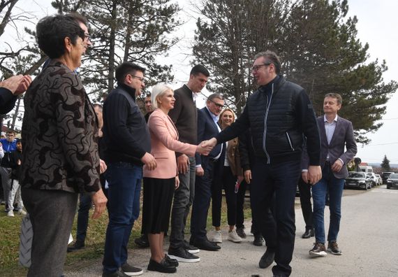 Председник Вучић посетио Памбуковицу
