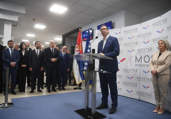 Predsednik Vučić u dvodnevnoj radnoj poseti Bosni i Hercegovini