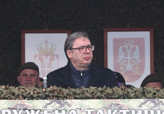 Председник Вучић присуствовао здруженој тактичкој вежби „Вихор 2024“