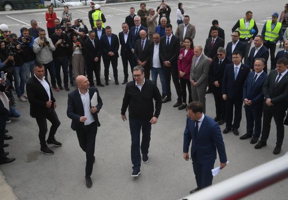 Председник Вучић присуствовао церемонији почетка радова на изградњи Националног фудбалског стадиона
