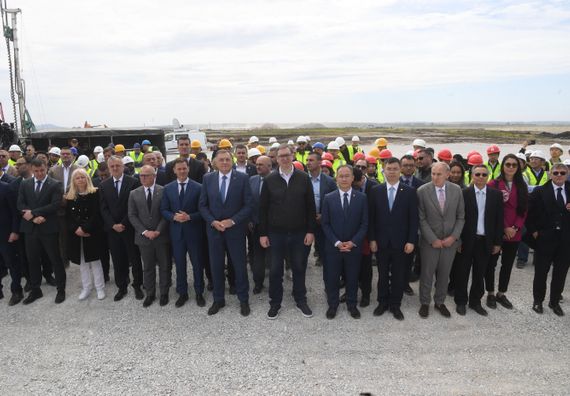 Председник Вучић присуствовао церемонији почетка радова на изградњи Националног фудбалског стадиона
