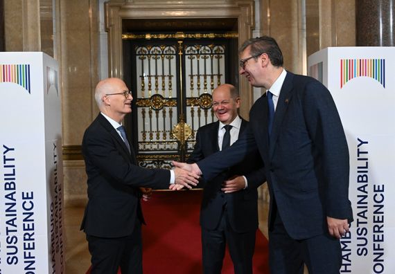 Predsednik Vučić učestvovao na Hamburškoj konferenciji o održivosti