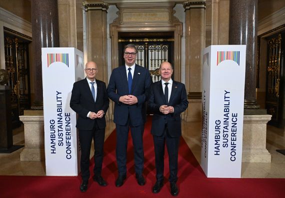 Predsednik Vučić učestvovao na Hamburškoj konferenciji o održivosti