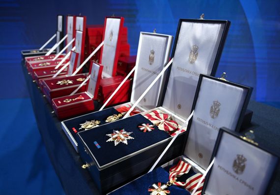 Уручивање одликовања поводом Дана државности Србије