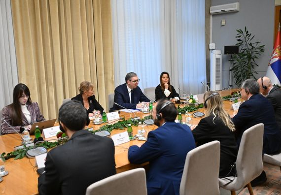 Састанак са председником и делегацијом Одбора за политику Европске уније Парламента Републике Италије