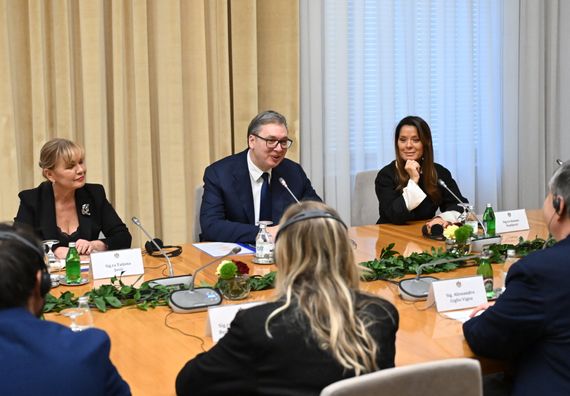 Састанак са председником и делегацијом Одбора за политику Европске уније Парламента Републике Италије