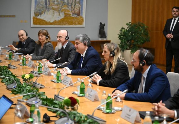 Састанак са председником и делегацијом Одбора за политику Европске уније Парламента Републике Италије