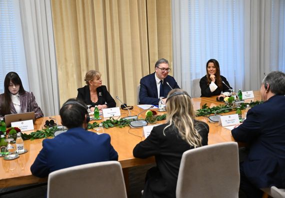 Састанак са председником и делегацијом Одбора за политику Европске уније Парламента Републике Италије