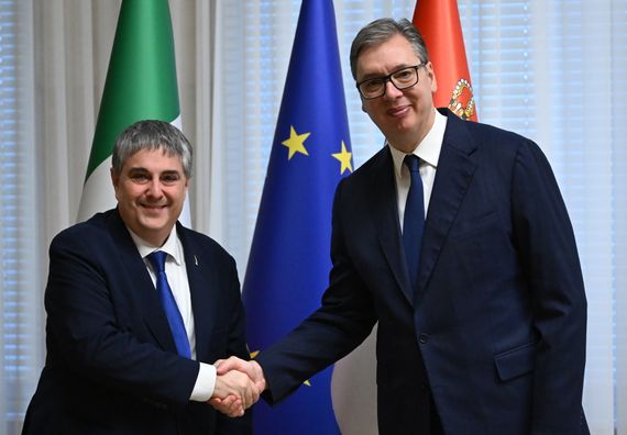 Састанак са председником и делегацијом Одбора за политику Европске уније Парламента Републике Италије