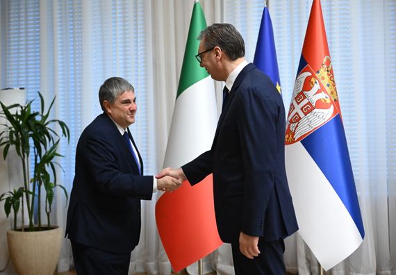 Састанак са председником и делегацијом Одбора за политику Европске уније Парламента Републике Италије