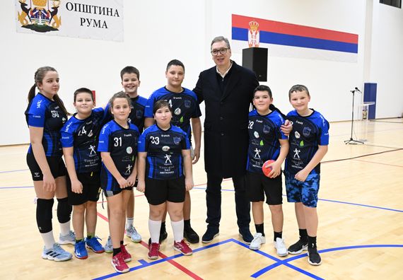 Посета општини Рума и свечано отварање спортске хале у Путинцима