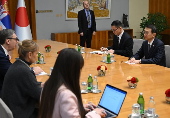 Опроштајна посета амбасадора Јапана